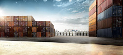 猫天货柜码头集装箱运输货运淘宝天猫店招横幅条幅bann高清图片