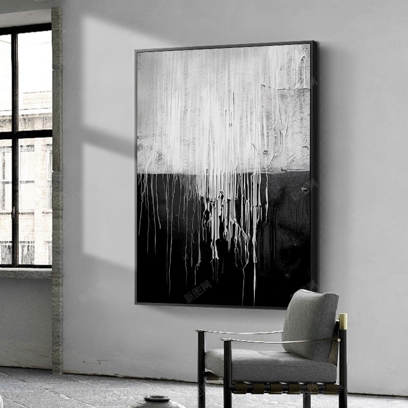 油画手绘抽象黑白瀑布现代客厅沙发墙装饰画走廊玄关卧jpg设计背景_88icon https://88icon.com 油画 手绘 抽象 黑白 瀑布 现代 客厅 沙发 装饰画 走廊 玄关