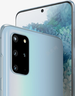 两部两部浮氧蓝SamsungGalaxyS205G手机高清图片