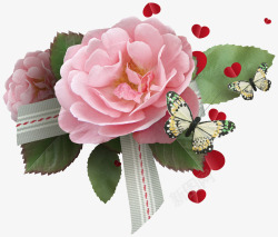 欧式复古爱神玫瑰浪漫装饰框字母图案手账228素材