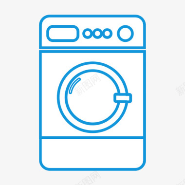 洗衣图标洗衣机图标