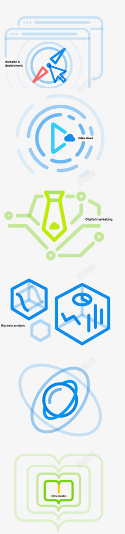 云计算云服务云平台百度开放云素材