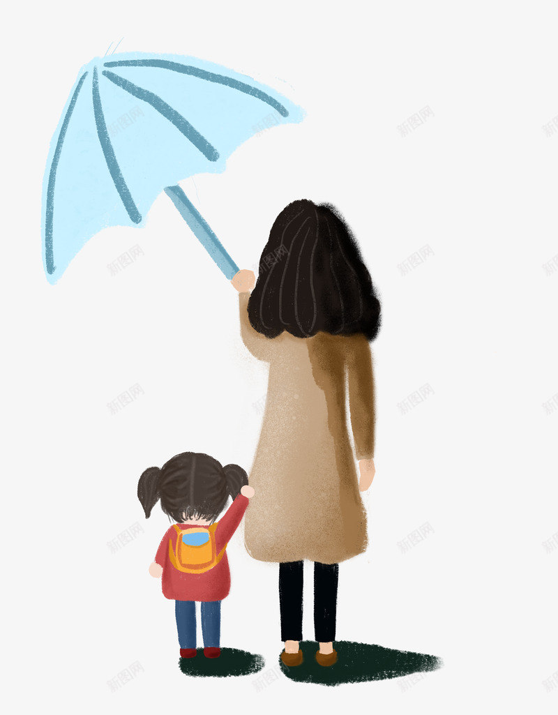 母亲节雨中的妈妈和孩子免扣图png免抠素材_88icon https://88icon.com 母亲节 雨中 中的 妈妈 孩子 免扣