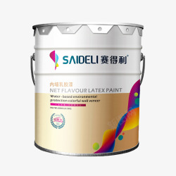 内墙乳胶漆环保水性室内彩色墙漆油漆墙面修复赛得利多素材