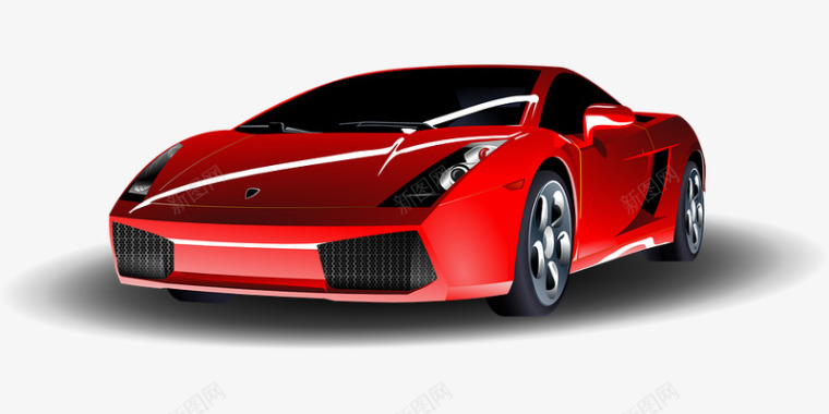 车跑车红色免费矢量图形Pixabay图标