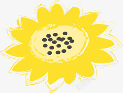 卡通可爱蜜蜂植物花朵无缝矢量AI纹理4素材