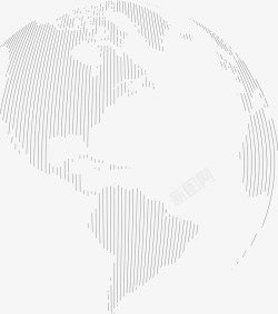 地球轮廓素材