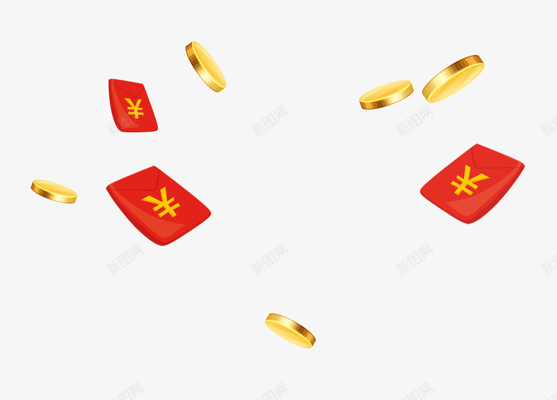 金币和红包优惠卷促销活动png免抠素材_88icon https://88icon.com  金币 红包 红色 黄色 金色 优惠卷 电商 礼物 可爱 动态 动图 会员日 购物节