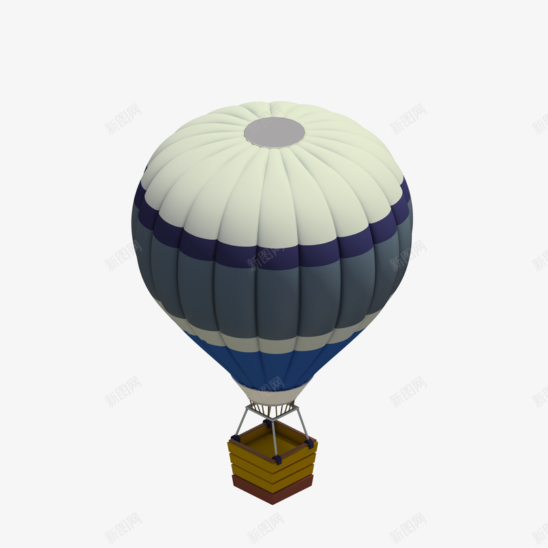 C4d云朵热气球3D立体模型png免抠素材_88icon https://88icon.com 云朵 热气球 立体 模型