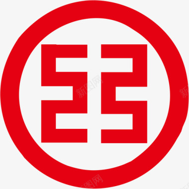 矢量银行icon中国工商银行图标