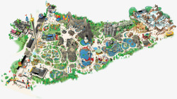 景观规划设计平面图图集下载ps彩色平面图庭院花园公素材