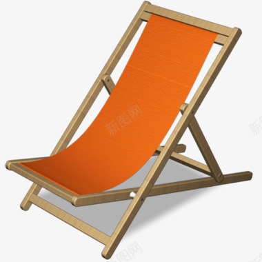 沙滩太阳伞沙滩椅图标采集大赛图标