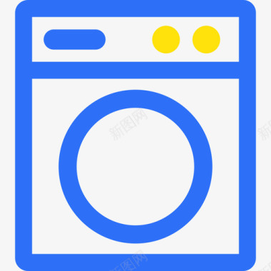 圆润洗衣机图标
