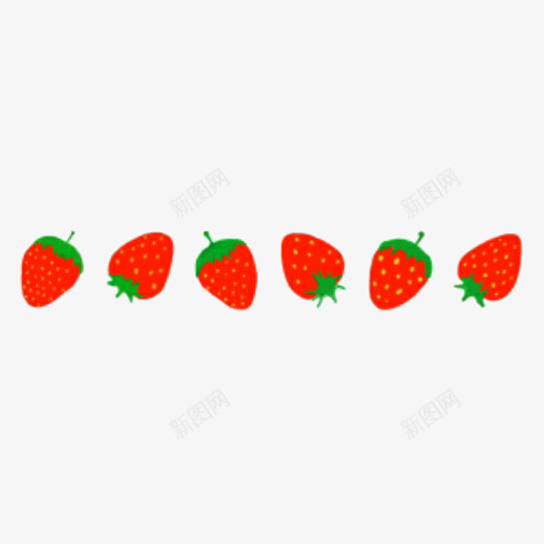 边框花边分割线草莓png免抠素材_88icon https://88icon.com 边框 花边 分割线 草莓