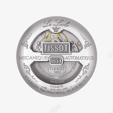 天梭Tissot天梭力洛克系列钢带80机芯机械男表T0图标