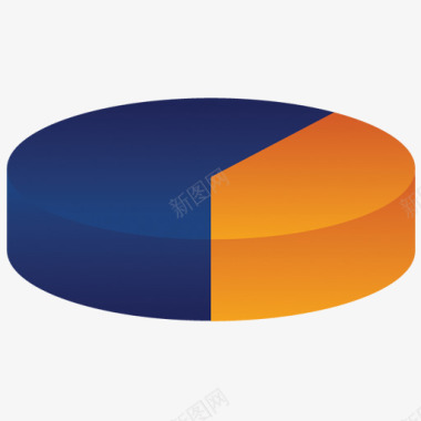 免抠图三维饼图图标图标
