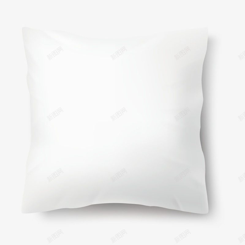 枕头白色枕头png免抠素材_88icon https://88icon.com 枕头 白色