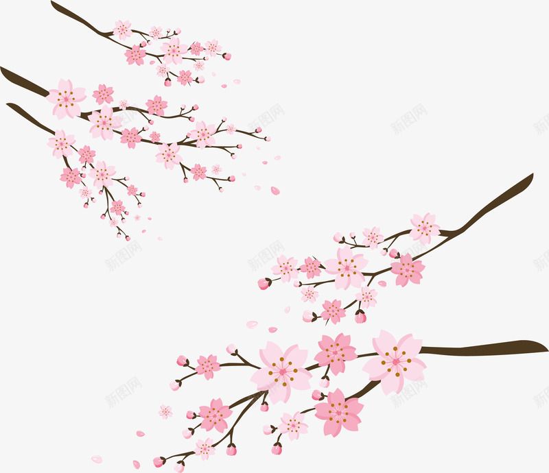 唯美清新樱花花朵png免抠素材_88icon https://88icon.com 唯美 清新 樱花 花朵