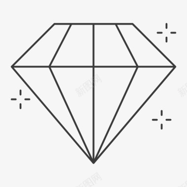 钻石裸钻图标