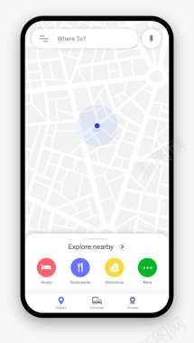 首页谷歌地图重新设计UI设计作品app界面主界面首页资图标