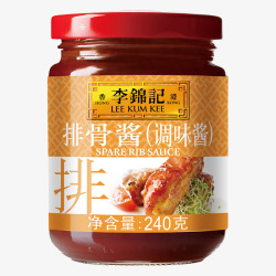 2罐李锦记排骨酱240g2罐家用腌制蘸料炒菜烧烤红烧排高清图片