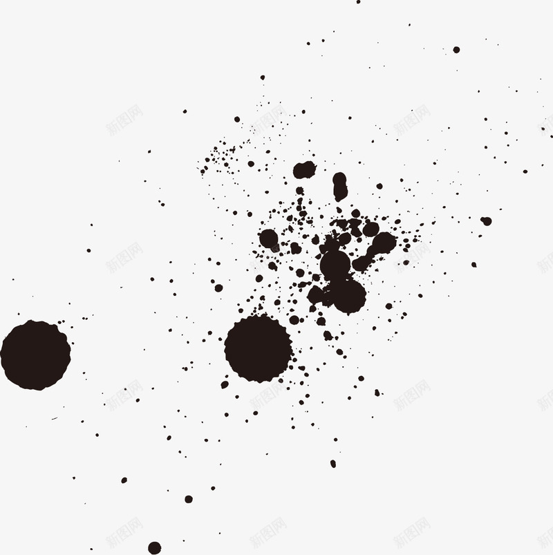 喷溅墨水墨汁墨迹晕染水墨滴溅笔触png免抠素材_88icon https://88icon.com 滴溅  喷溅 飞溅 墨水  墨汁  墨迹  晕染  水墨 滴墨 点墨 传统 效果  笔触