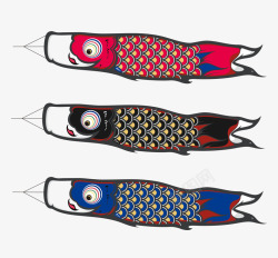 鲤鱼旗日本文化素材