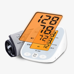 老人全自动量血压家用上臂式电子高血压计全自动精度中老年人量血压测压高清图片