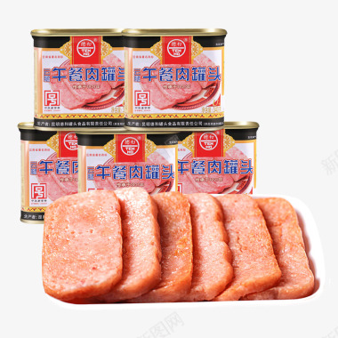 云南德和云腿午餐肉罐头340g5火腿罐头火锅方便面图标