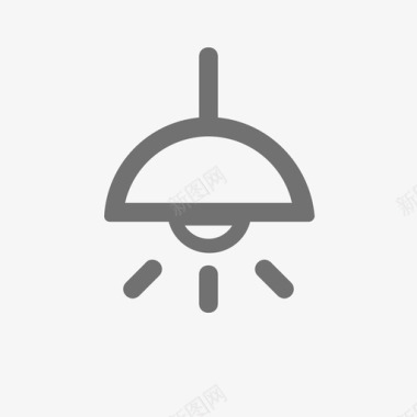 棕色吊灯deviceicon吊灯图标