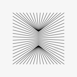 几何抽象黑白纹理条纹LOGO图标水印装饰PS设计4素材