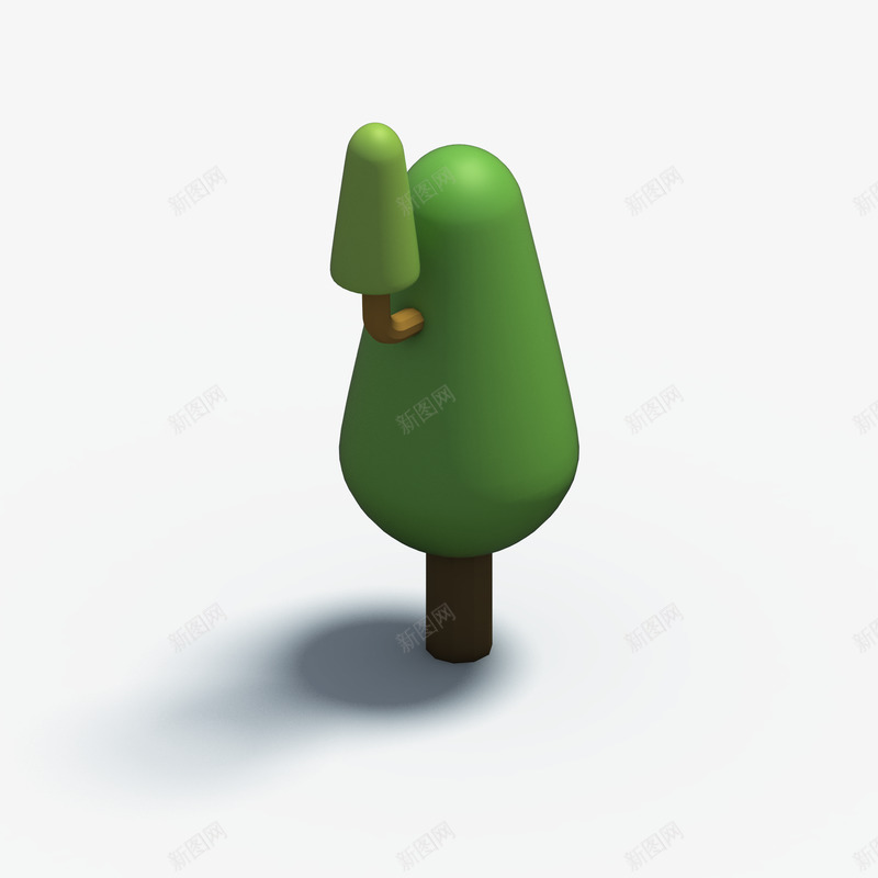 C4D树木与植物3D立体模型png免抠素材_88icon https://88icon.com 树木 植物 立体 模型