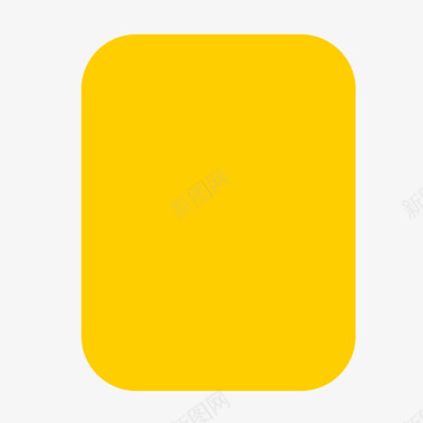 多彩缤纷黄牌图标