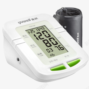 鱼跃血压测量仪家用电子计测血压仪器医机精准全自动医图标