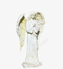 丧丧的天使雕塑雕像天使图数字睡觉石材雕刻坟场艺术丧石像装高清图片