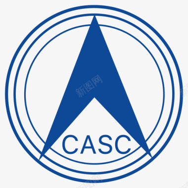 蓝色图标CASCICON中国航天图标