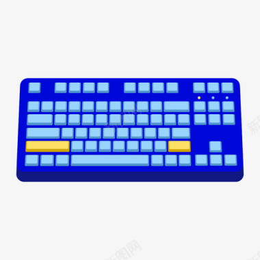 复古键盘背景键盘图标