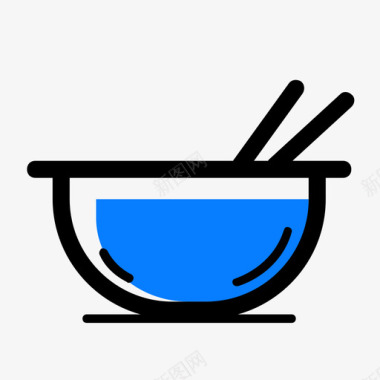 中餐餐具餐具图标