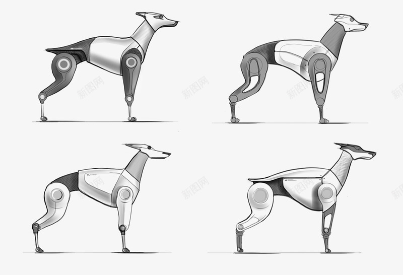 机器狗电子宠物工业设计robotpng免抠素材_88icon https://88icon.com 机器 电子宠物 工业设计