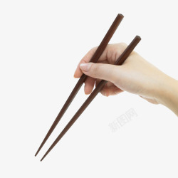 拿筷子手2素材