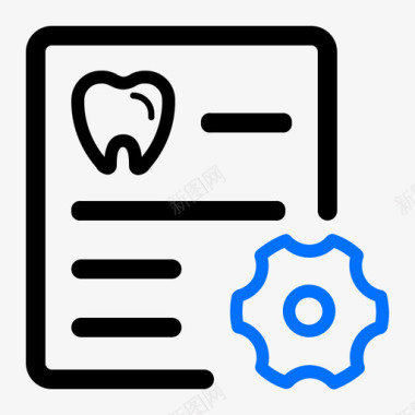 口腔ico口腔管理技术单管理图标