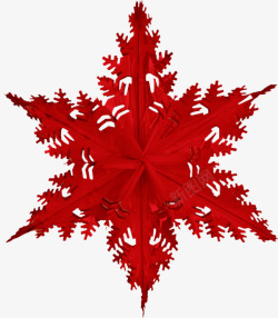 圣诞节的透明雪花形状纸圣诞节装饰品叶素材