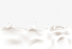 牛奶豆浆液体喷溅效果素材