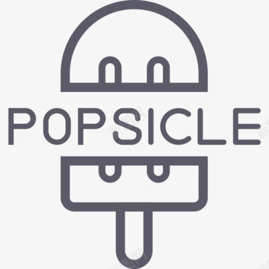 三色冰棒冰棒popsicle图标