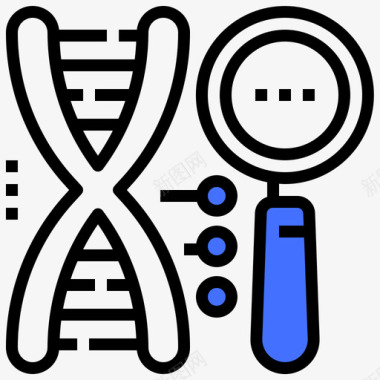 毕业教育图标生物教育326蓝色图标