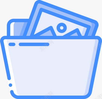 蓝色图标图像文件和文件夹操作4蓝色图标