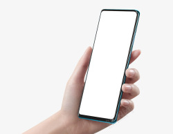 手拿手机侧素材