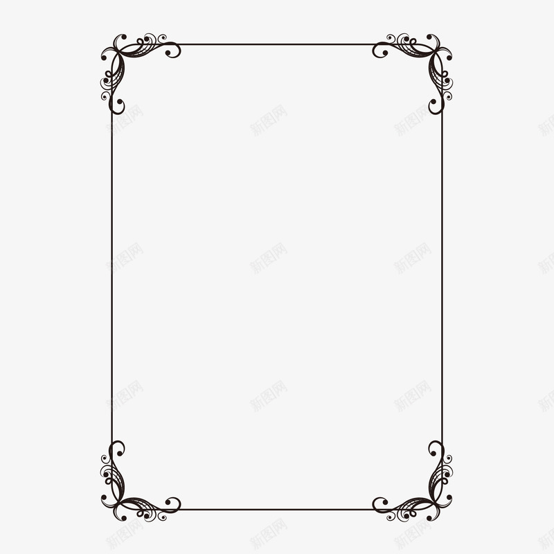 花纹花边边框矢量欧式古典1png免抠素材_88icon https://88icon.com 花纹 花边 边框 矢量 欧式 古典