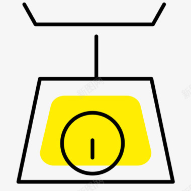 称重器图形厨房厨具kitchen称重器图标