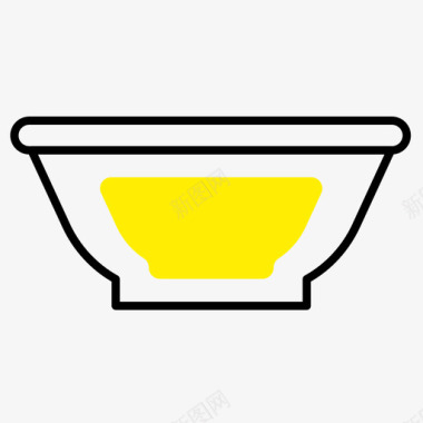 厨房厨具kitchen盆陶瓷盆pot图标